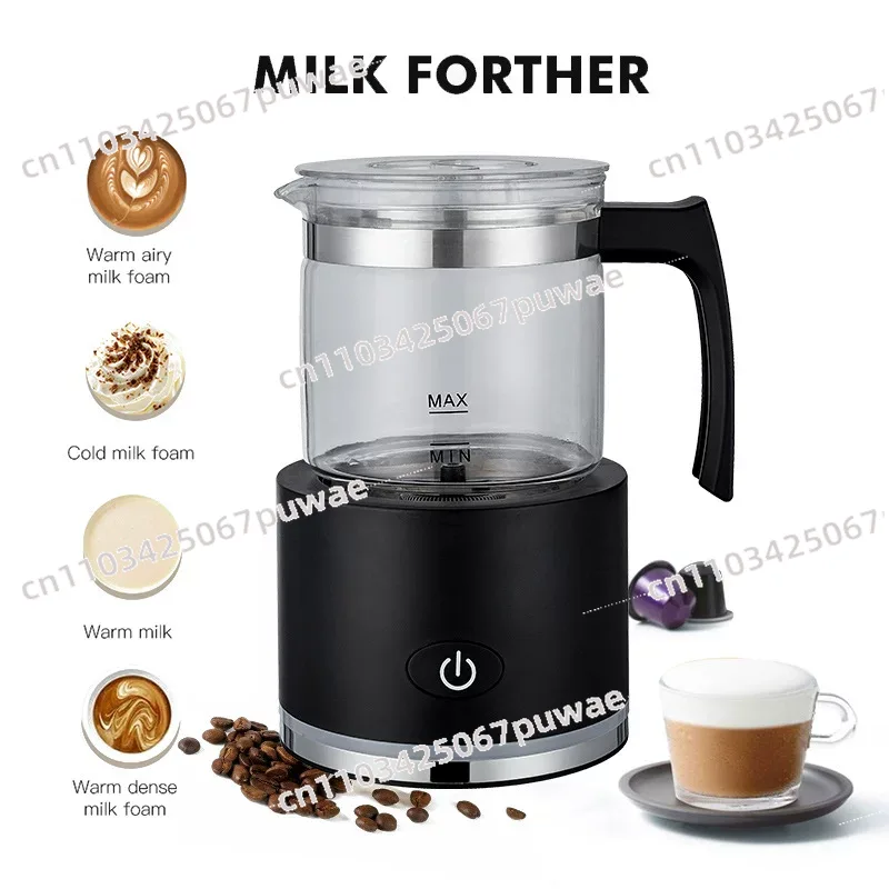 Electric Milk Frother Handheld - เครื่องตีฟองนมขนาดเล็กสำหรับใช้ในบ้าน แบบถอดได้ ใช้มือถือ ใช้ไฟฟ้า ตีฟองนมร้อน-เย็น สำหรับกาแฟ