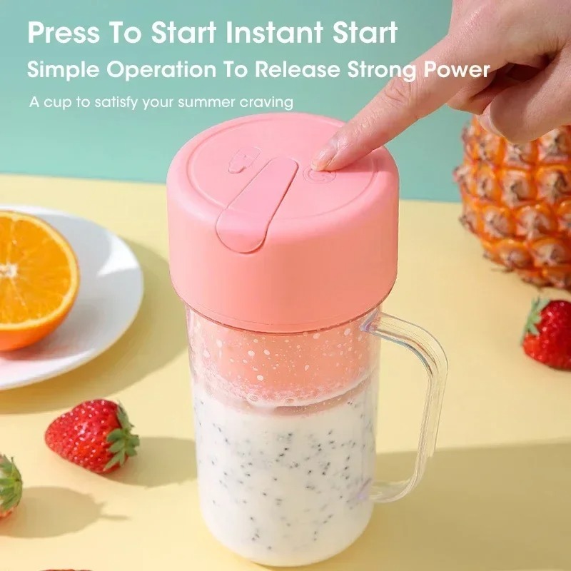 เครื่องปั่นน้ำผลไม้แบบพกพา ชาร - Portable Blender Usb Rechargeable บทวิจารณ์และราคา