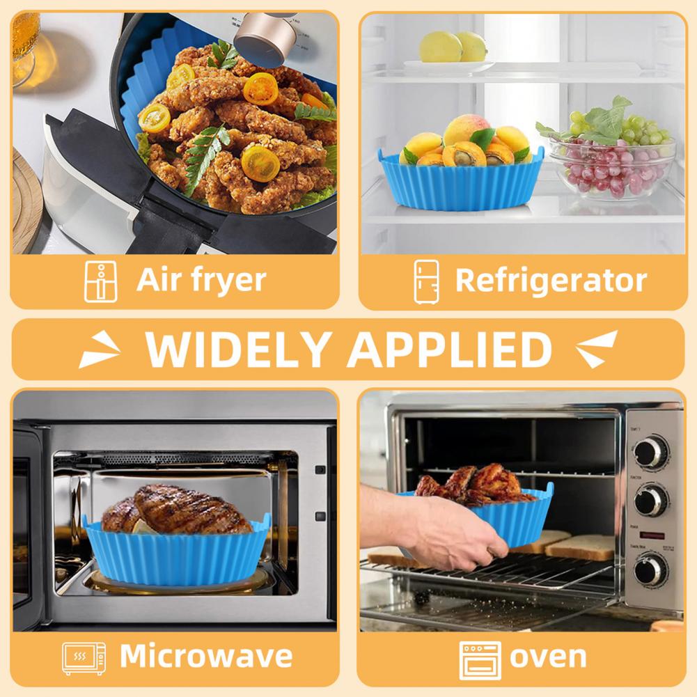 Air Fryer หม้อซิลิโคน Air Frye - Air Fryer Silicone Pot Liner บทวิจารณ์และราคา