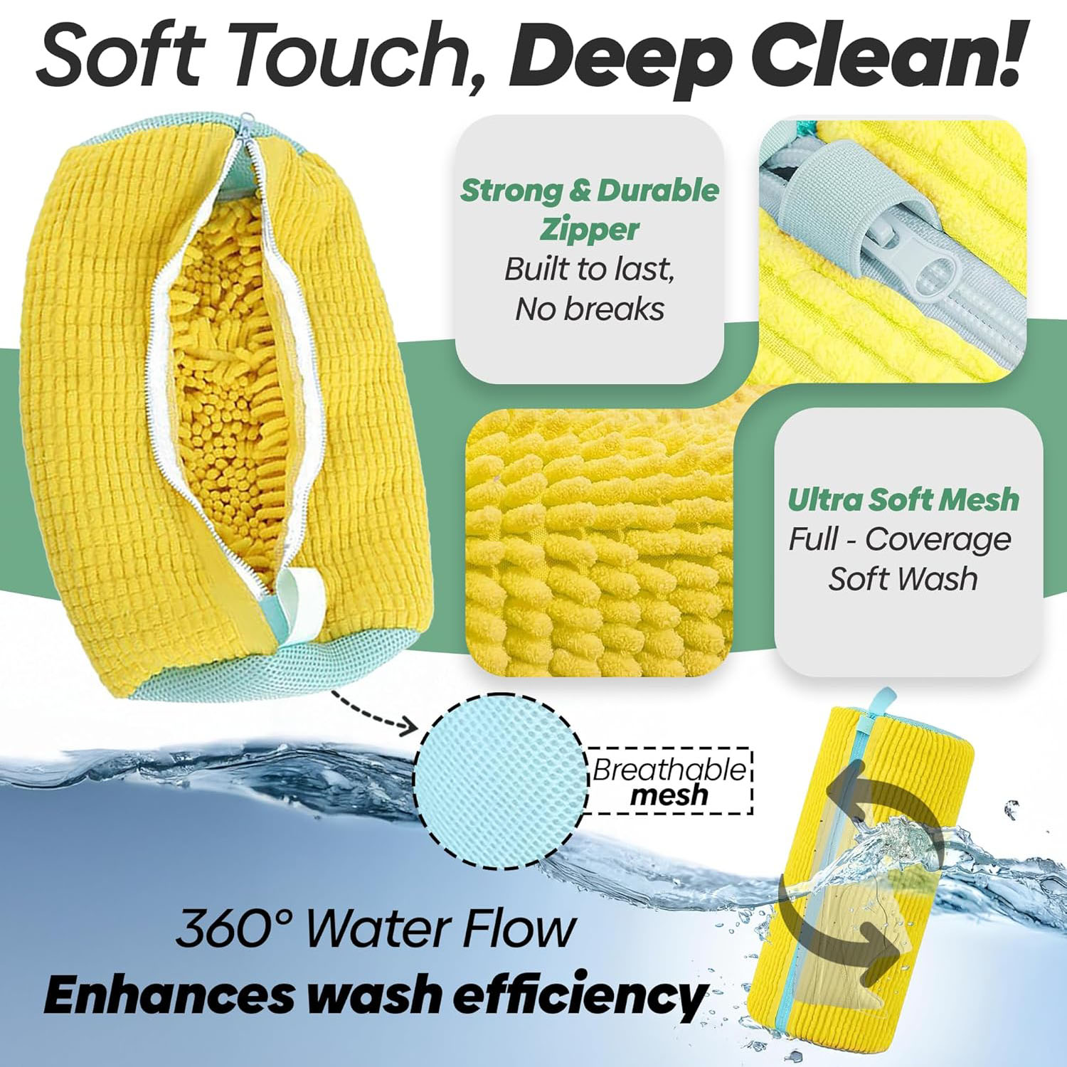 ถุงซักรองเท้าแบบตาข่ายบุผ้า 1  - Laundry บทวิจารณ์และราคา