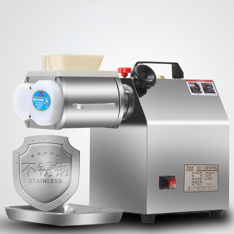 เครื่องสไลด์เนื้อไฟฟ้าเชิงพาณิ - Automatic Meat Slicer Home บทวิจารณ์และราคา