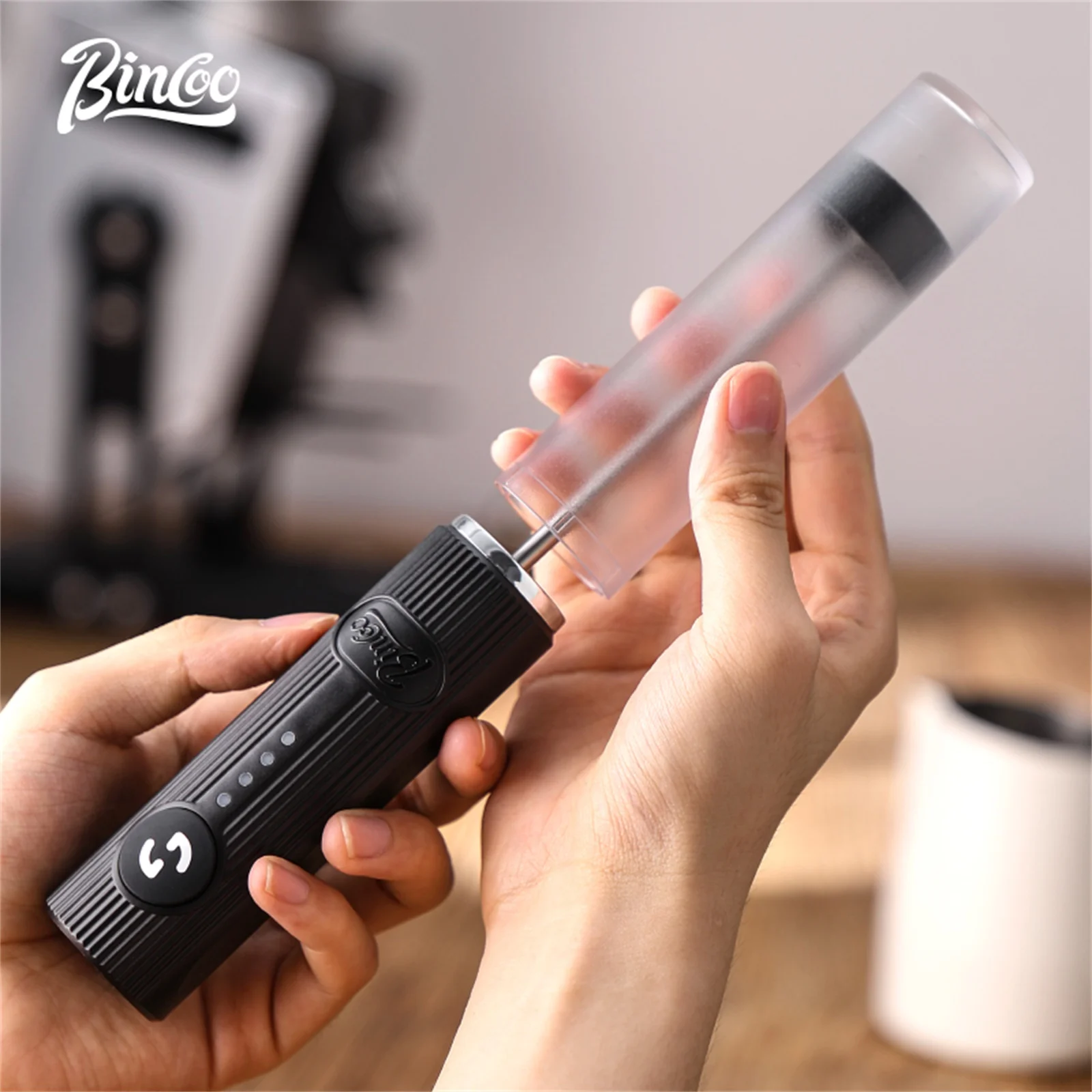 Bincoo ใหม่นม Foamer กาแฟปัด M - Electric Milk Frother Handheld บทวิจารณ์และราคา