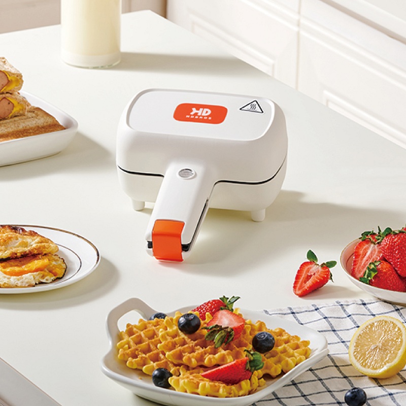 เครื่องทำแซนด์วิชไฟฟ้าขนาดเล็ก - Mini Waffle Maker Machine บทวิจารณ์และราคา