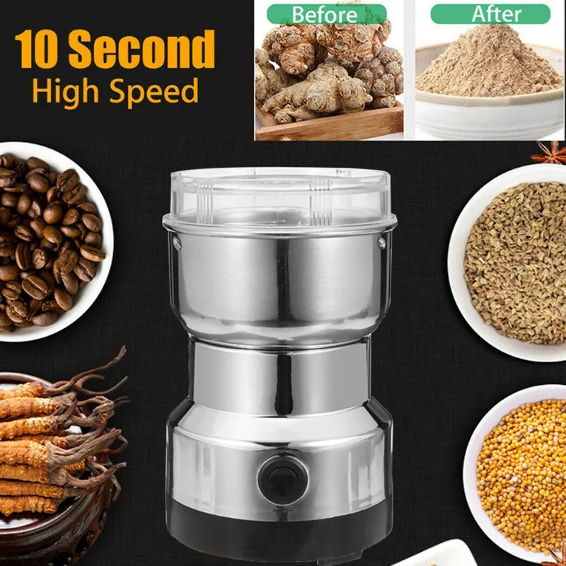 เครื่องบดไฟฟ้า 110V-220V สำหรั - Coffee Bean Grinder Electric บทวิจารณ์และราคา