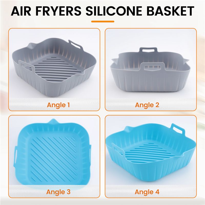 สินค้าใหม่มาแรง-มีในสต็อก-2 ชิ - Air Fryer Silicone Pot Liner บทวิจารณ์และราคา