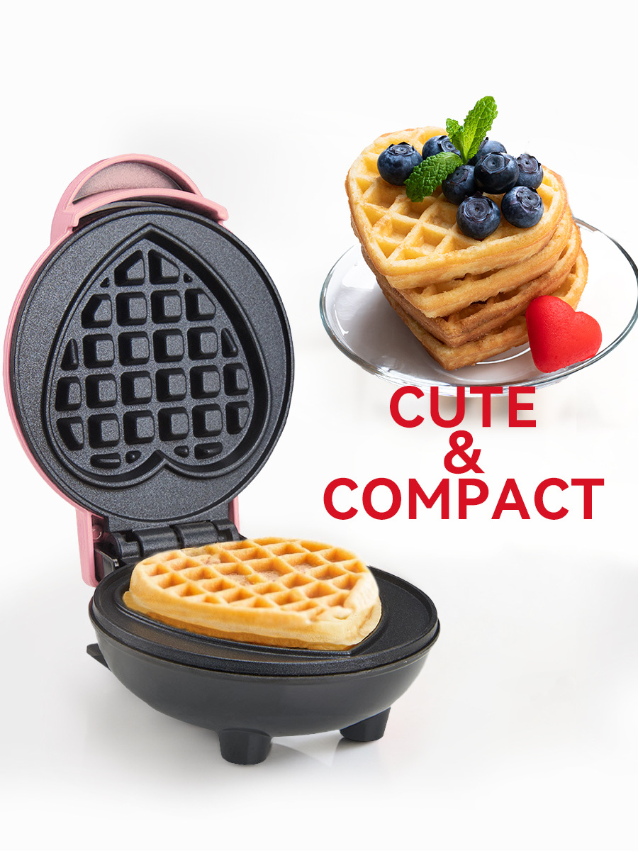 เครื่องทำวาฟเฟิลขนาดเล็ก เครื่ - Mini Waffle Maker Machine บทวิจารณ์และราคา